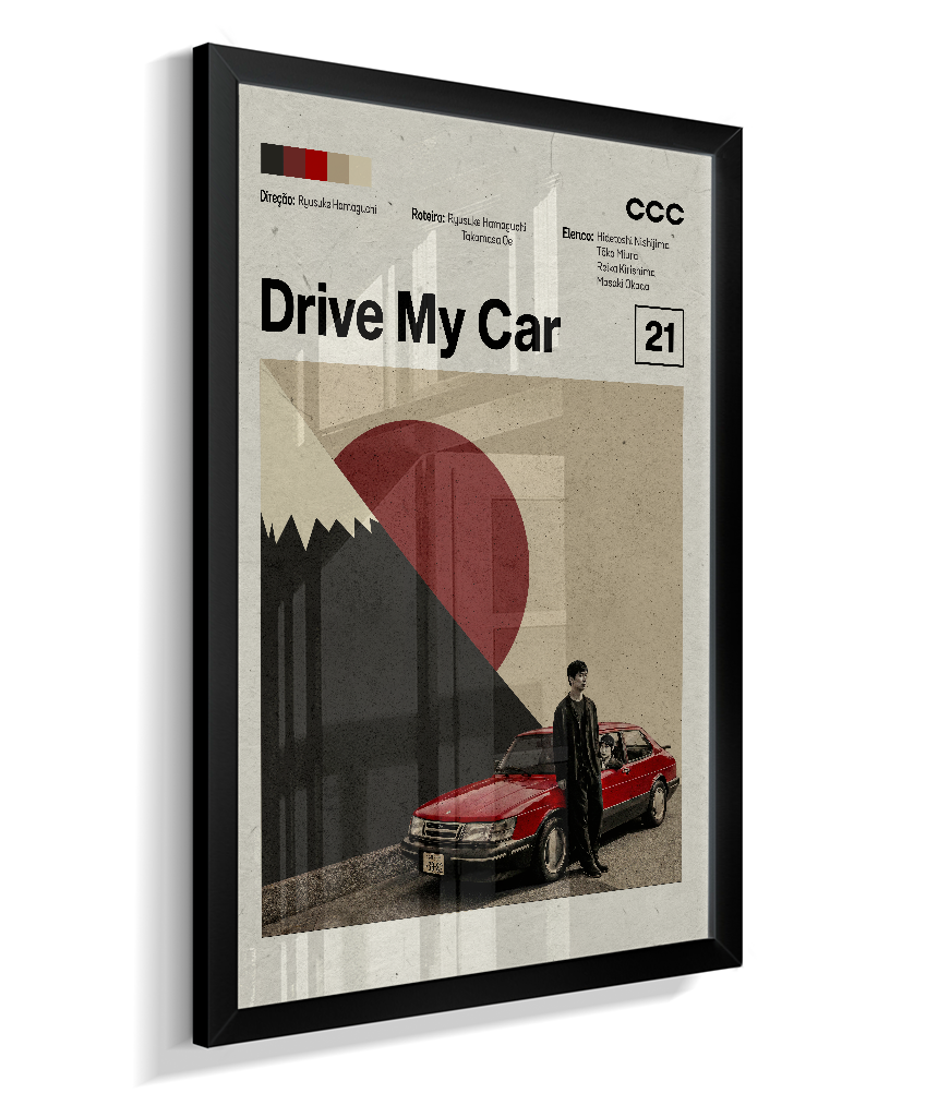Quadro Drive My Car Minimalista