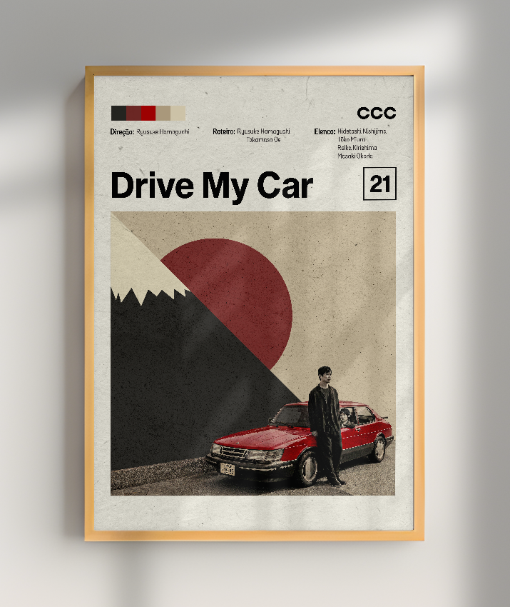 Quadro Drive My Car Minimalista