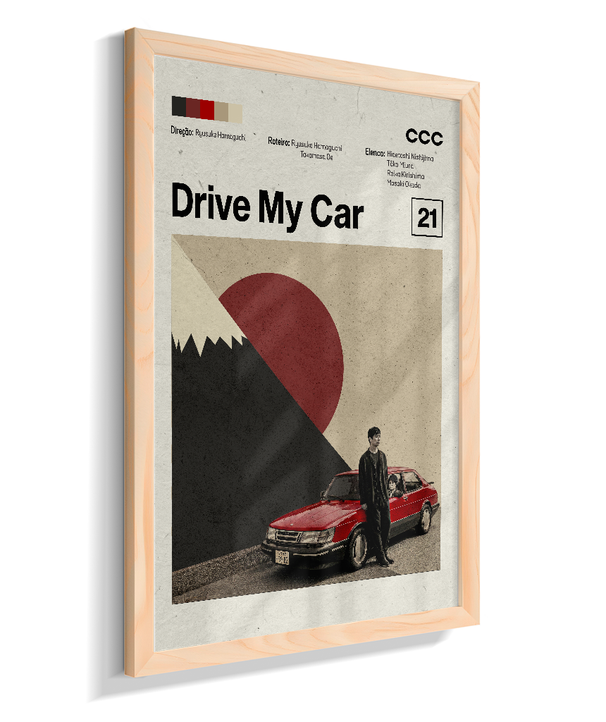 Quadro Drive My Car Minimalista