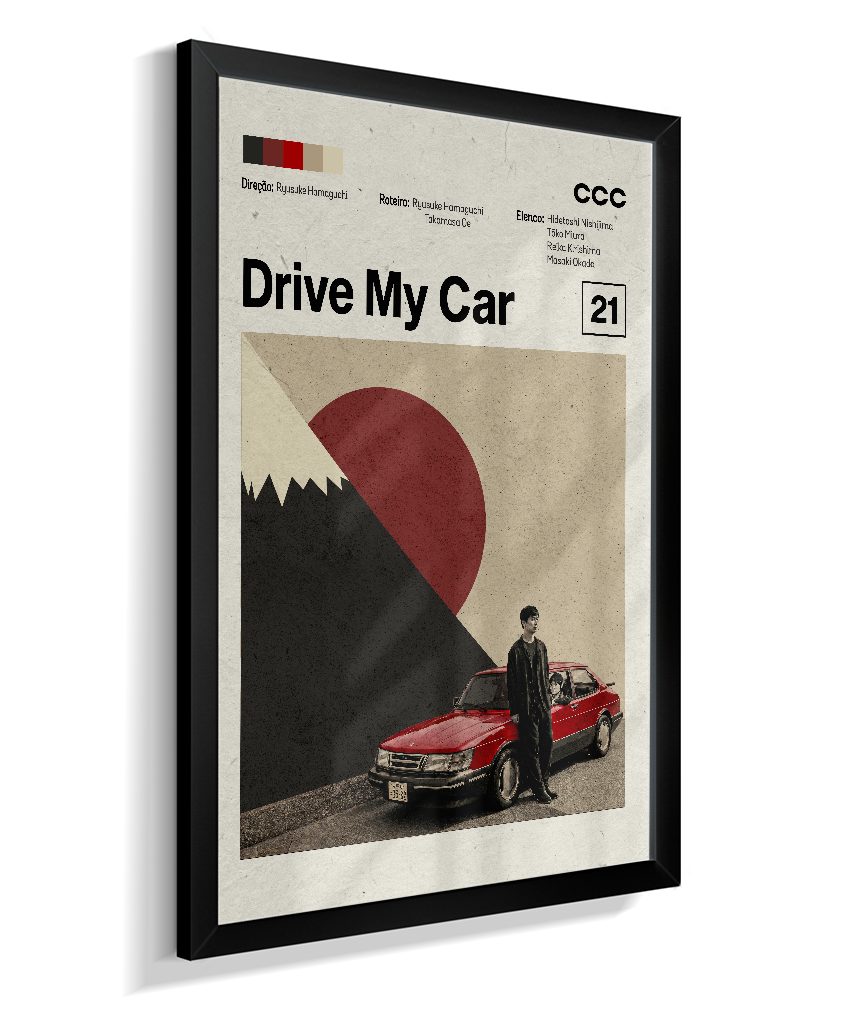 Quadro Drive My Car Minimalista