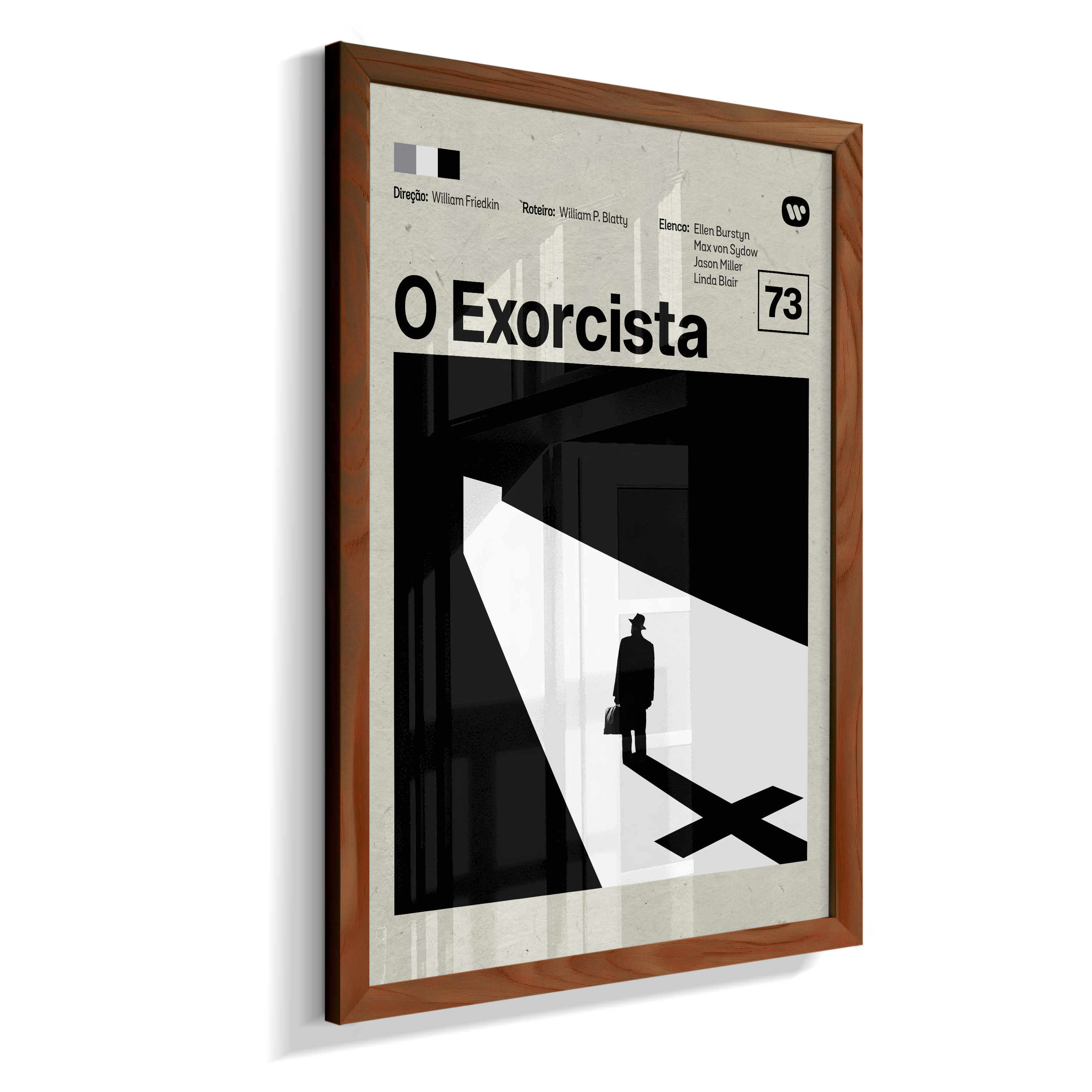 Quadro O Exorcista Minimalista