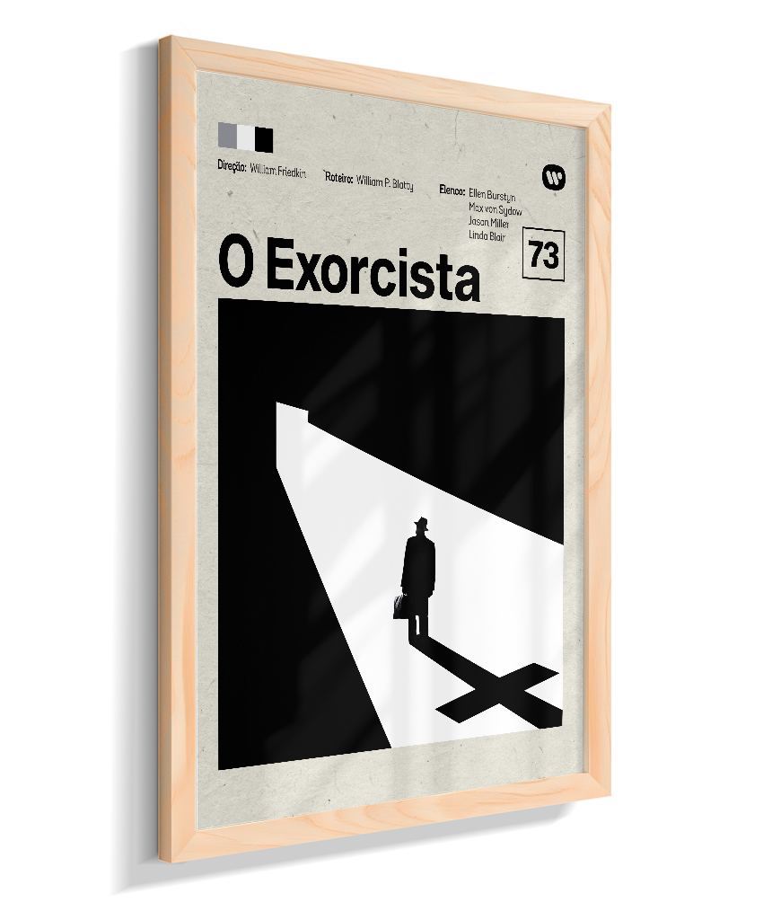 Quadro O Exorcista Minimalista