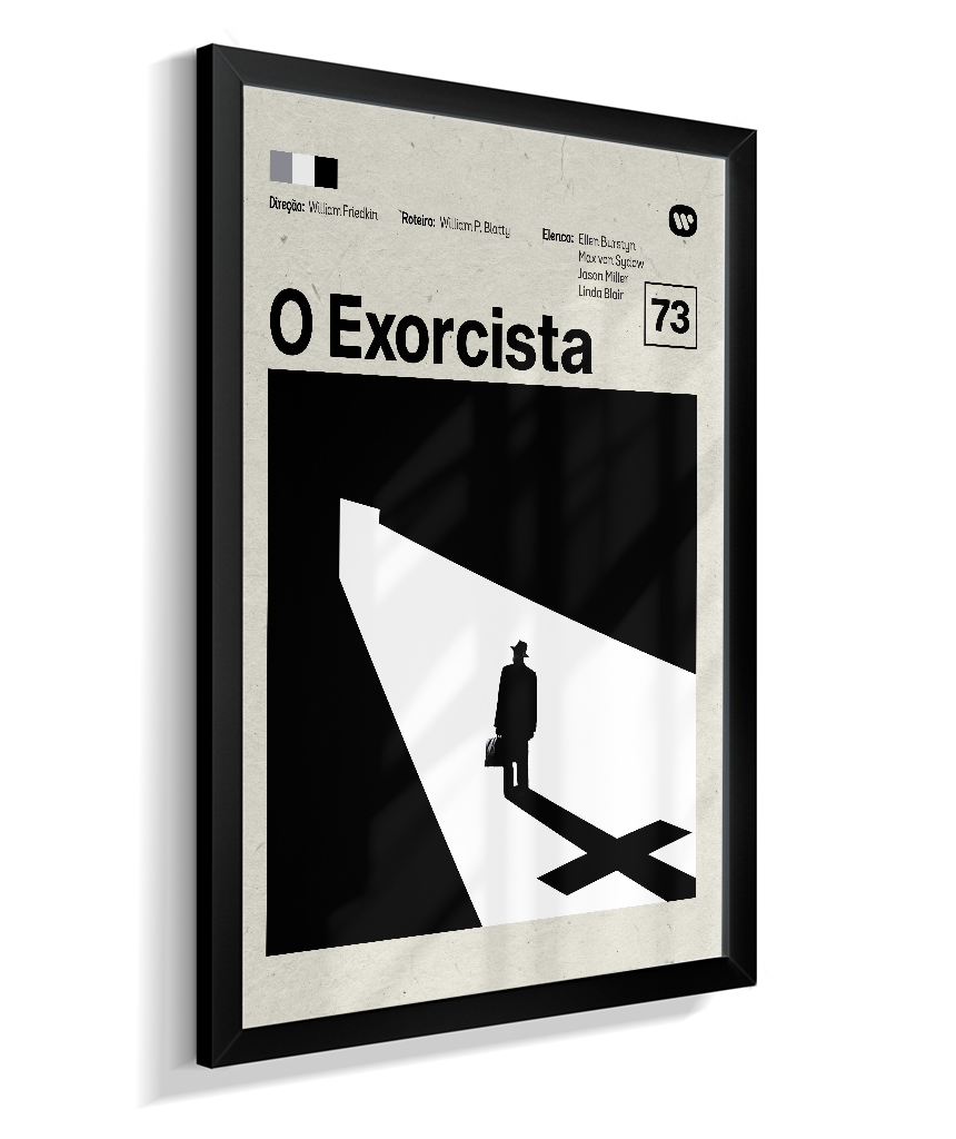 Quadro O Exorcista Minimalista