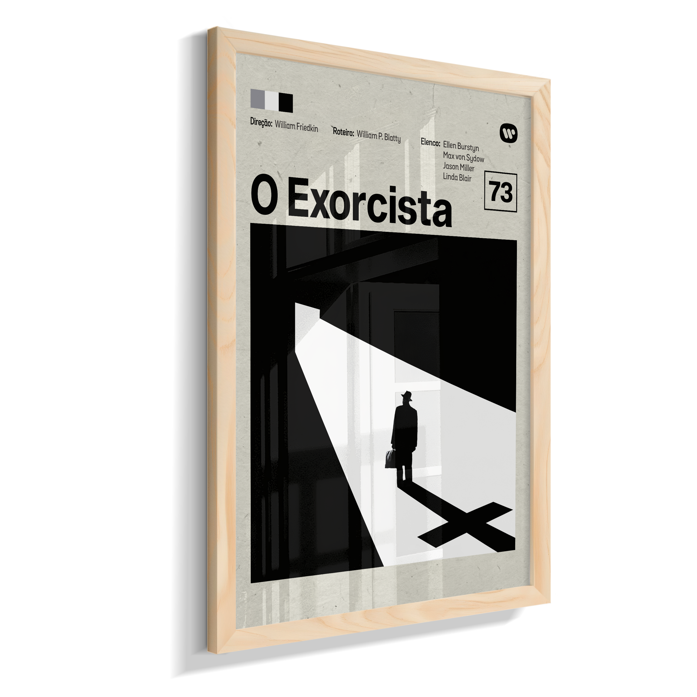 Quadro O Exorcista Minimalista