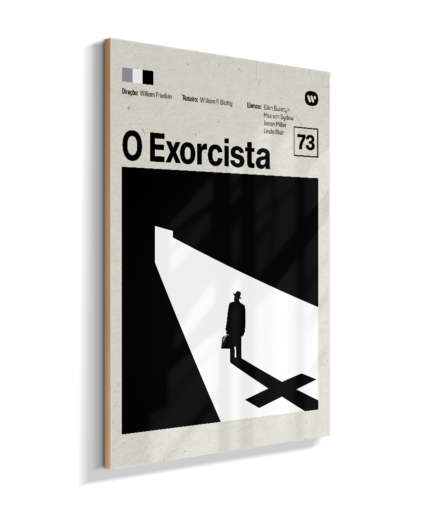 Quadro O Exorcista Minimalista