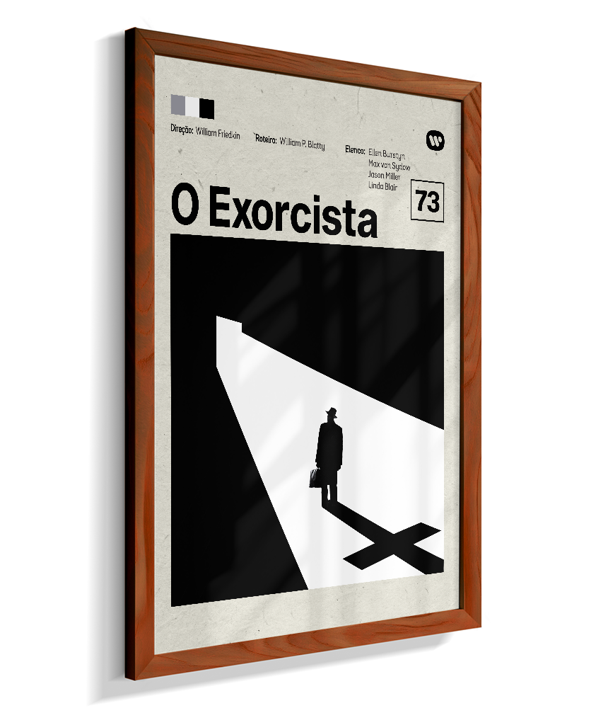 Quadro O Exorcista Minimalista