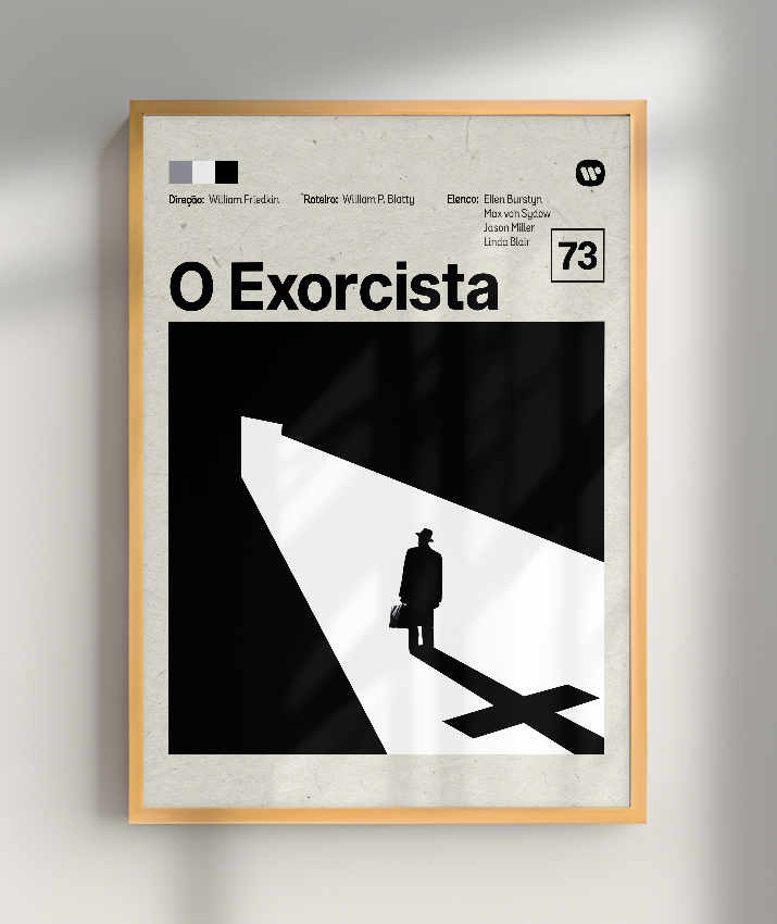 Quadro O Exorcista Minimalista