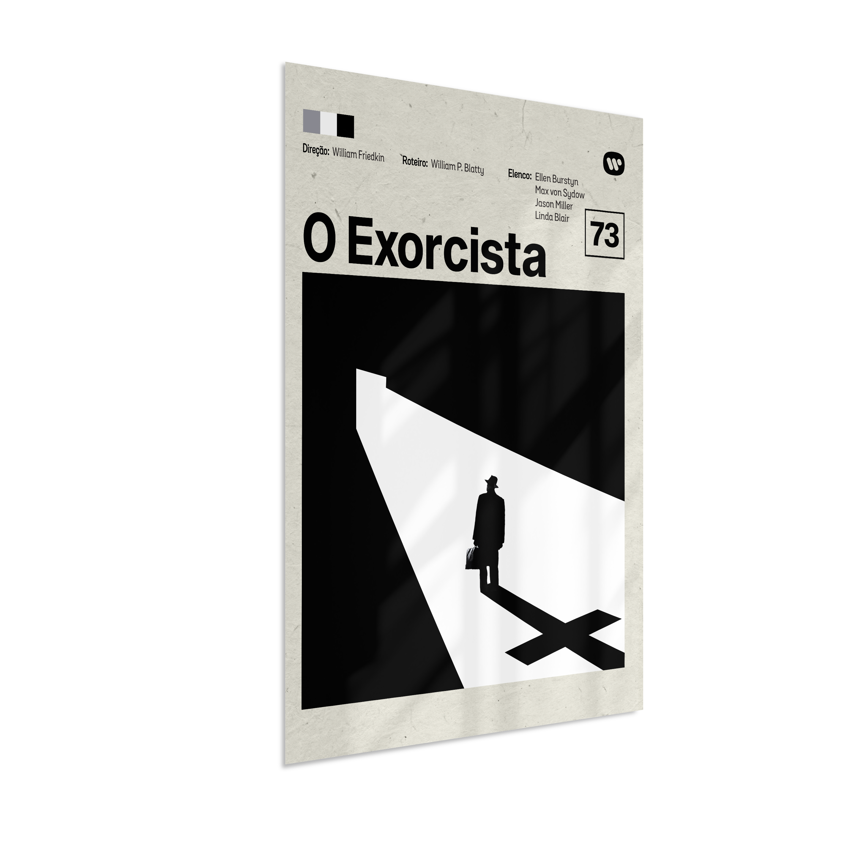 Quadro O Exorcista Minimalista