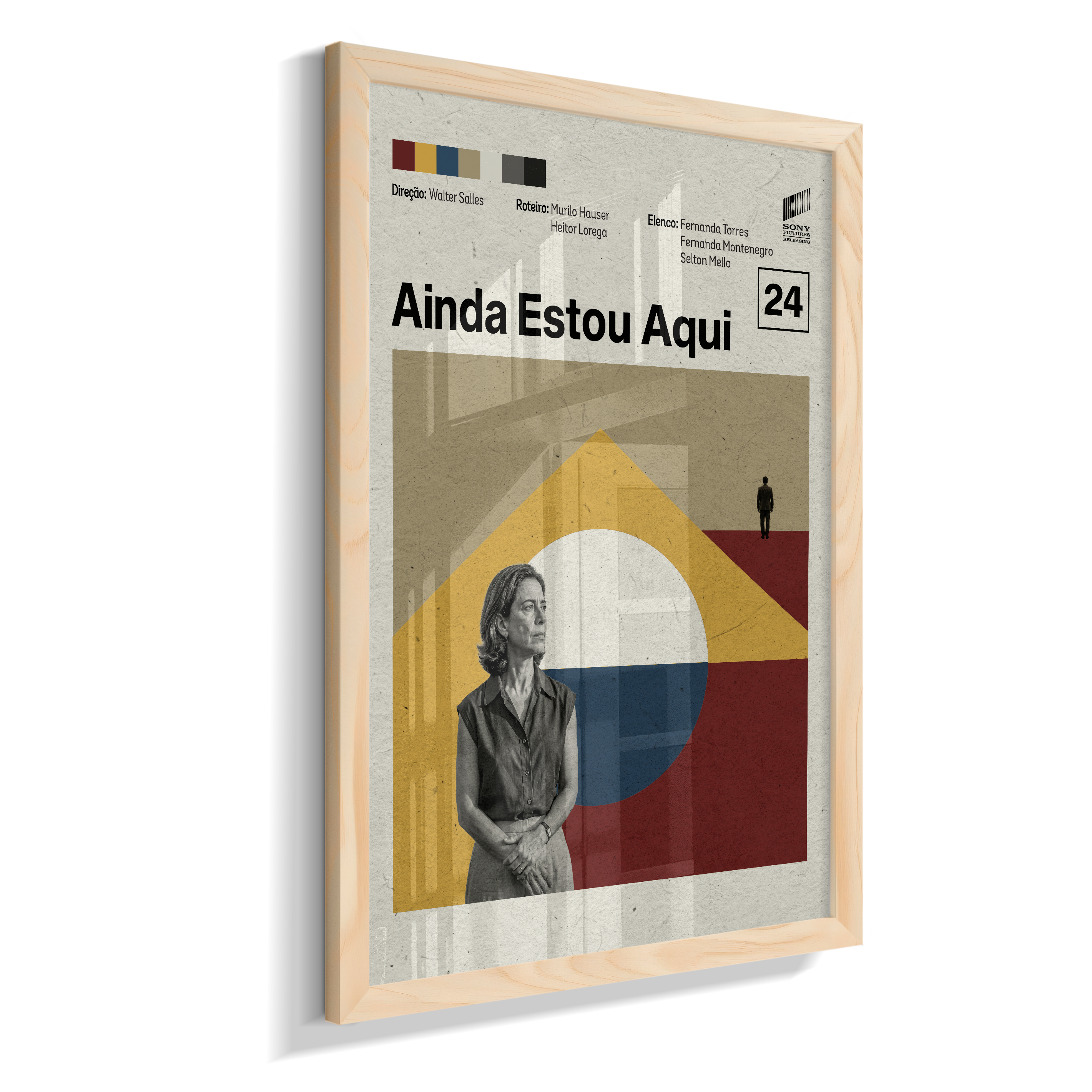 Quadro Ainda Estou Aqui Minimalista