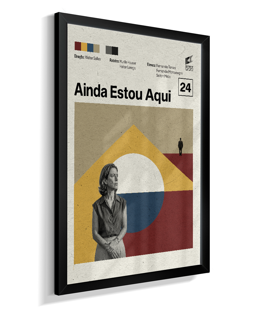 Quadro Ainda Estou Aqui Minimalista