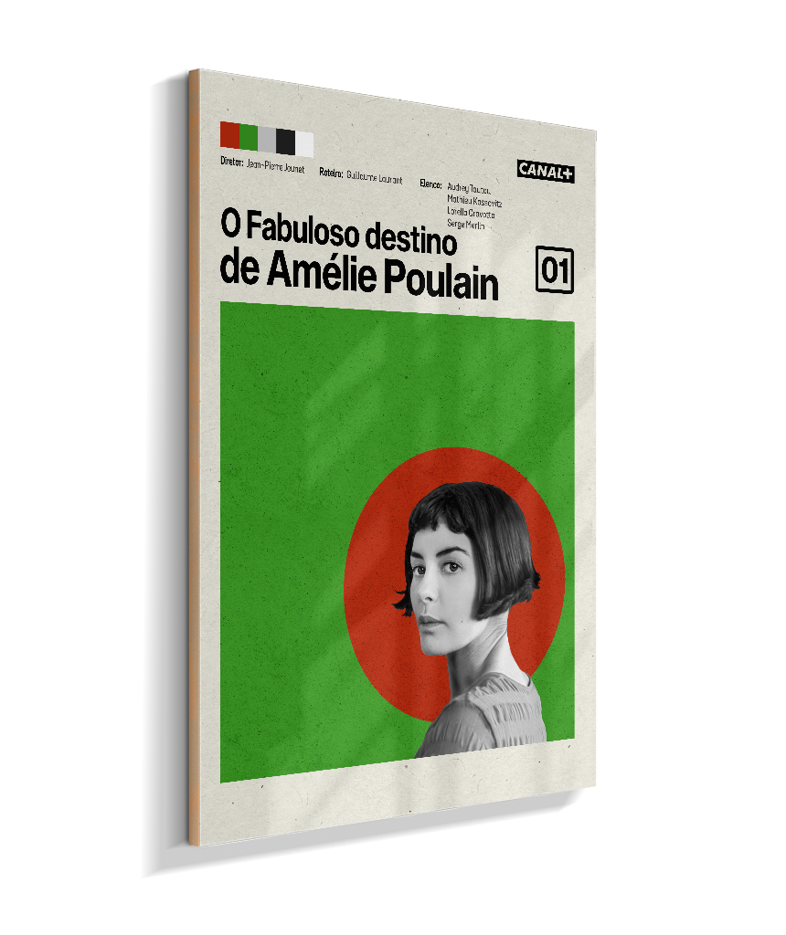 Quadro O Fabuloso Destino de Amélie Poulain Minimalista