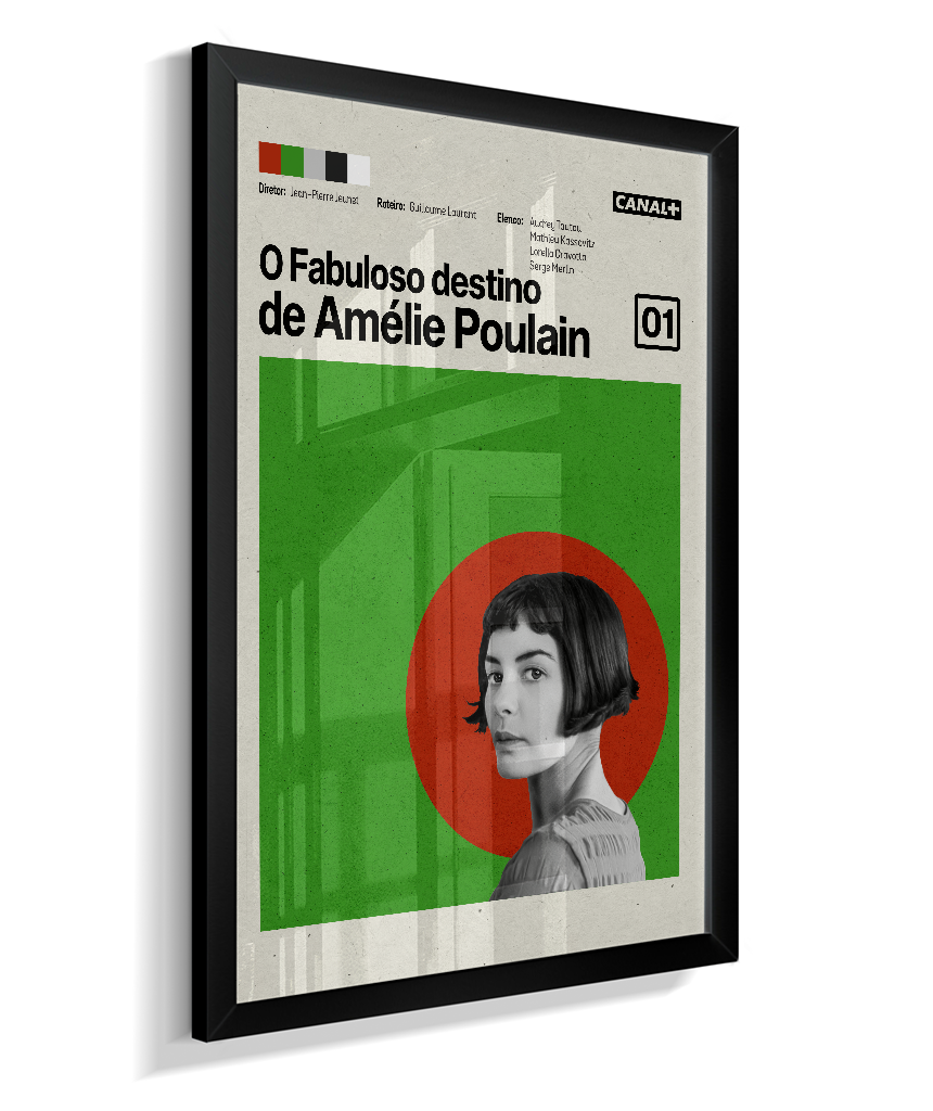 Quadro O Fabuloso Destino de Amélie Poulain Minimalista