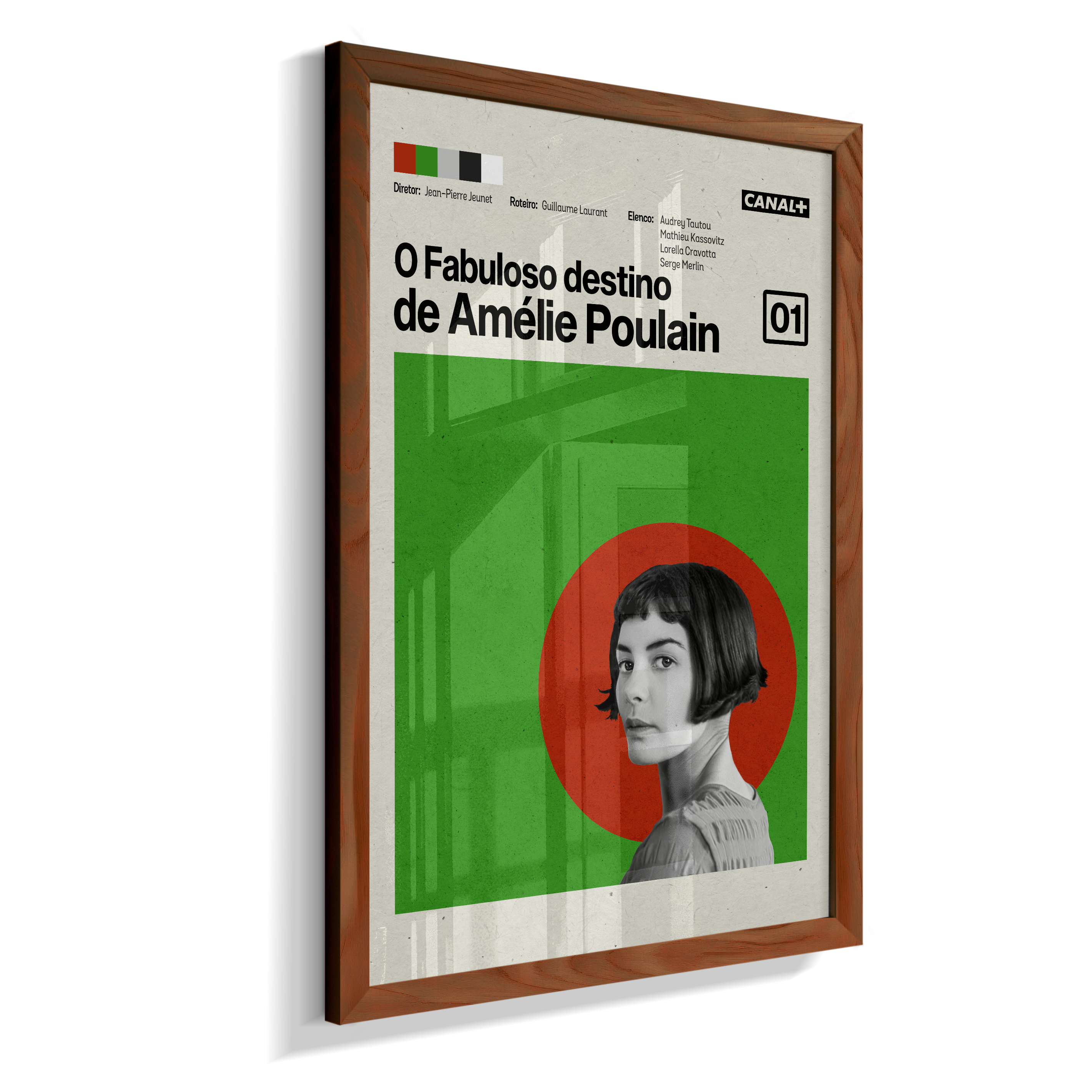 Quadro O Fabuloso Destino de Amélie Poulain Minimalista