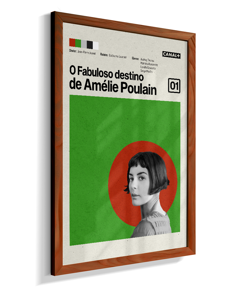 Quadro O Fabuloso Destino de Amélie Poulain Minimalista