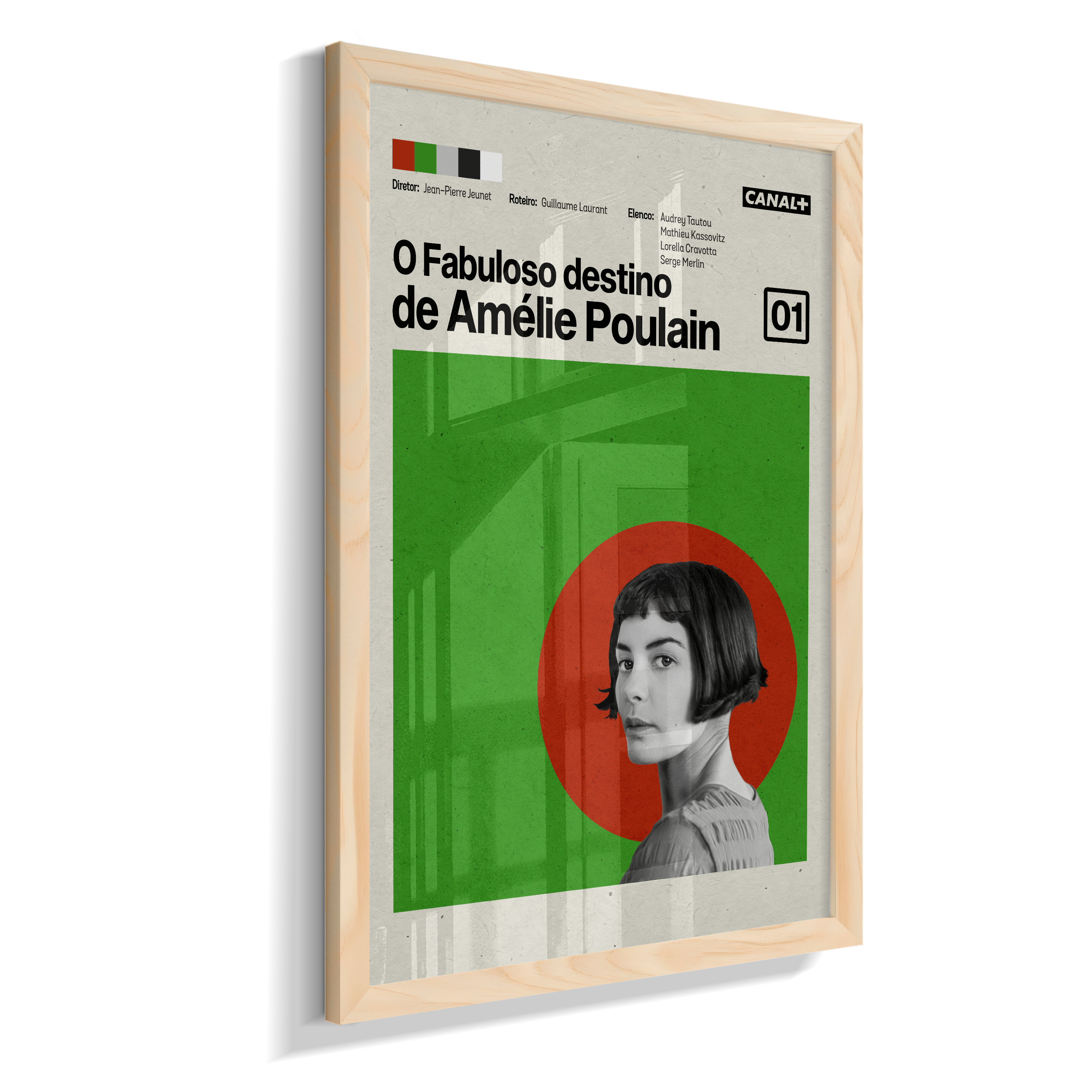 Quadro O Fabuloso Destino de Amélie Poulain Minimalista