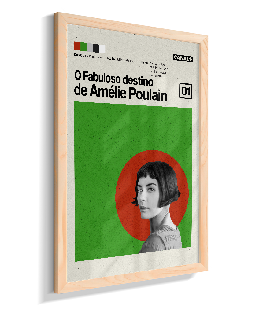 Quadro O Fabuloso Destino de Amélie Poulain Minimalista