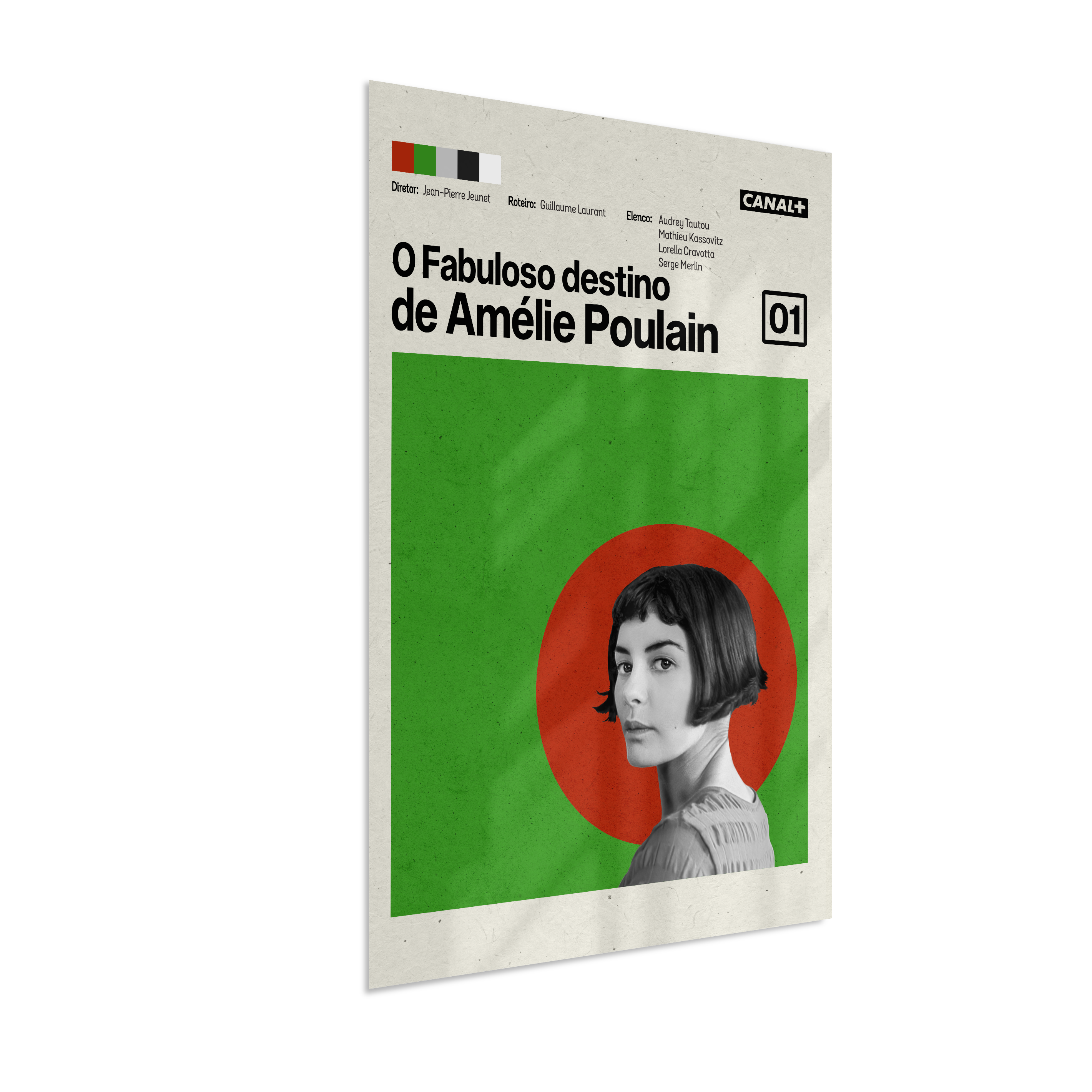 Quadro O Fabuloso Destino de Amélie Poulain Minimalista