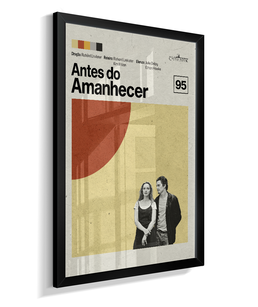 Quadro Antes do Amanhecer Minimalista