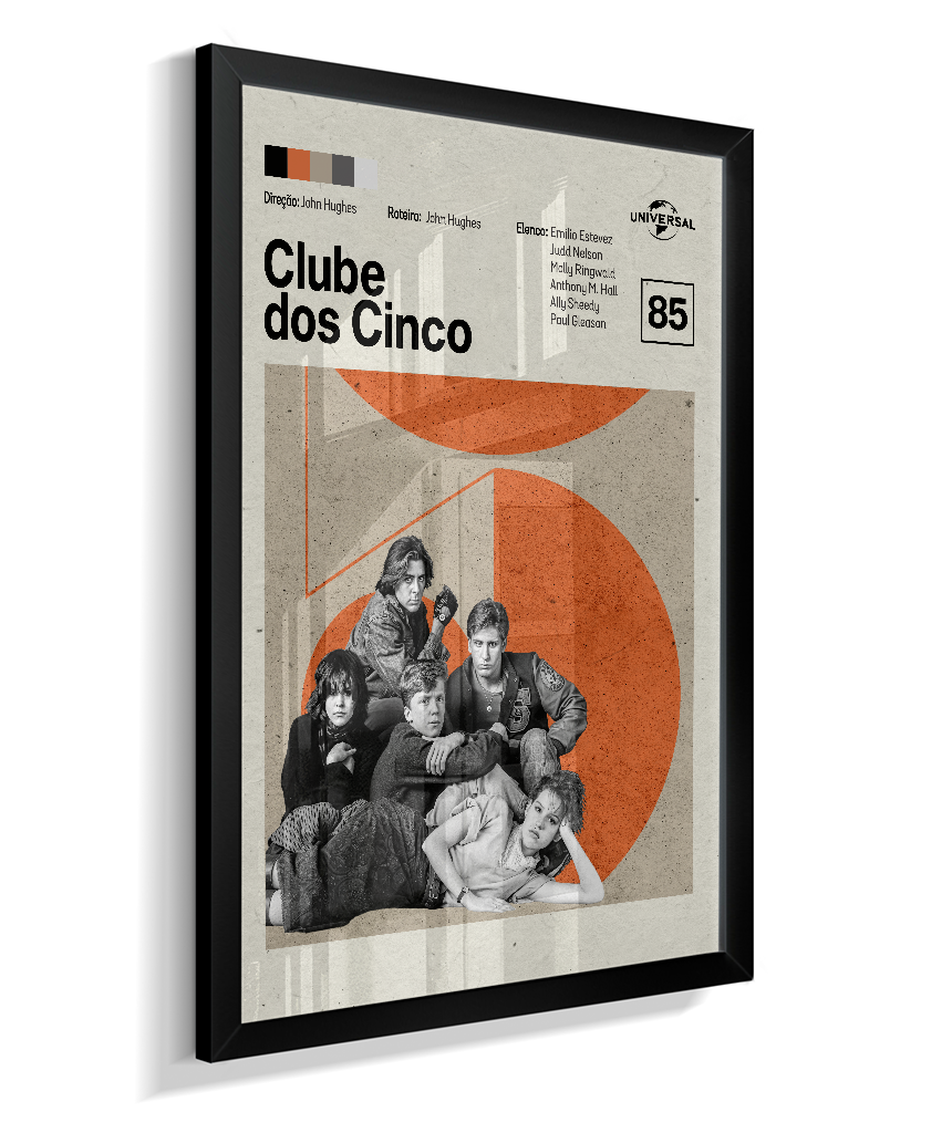 Quadro Clube dos Cinco Minimalista
