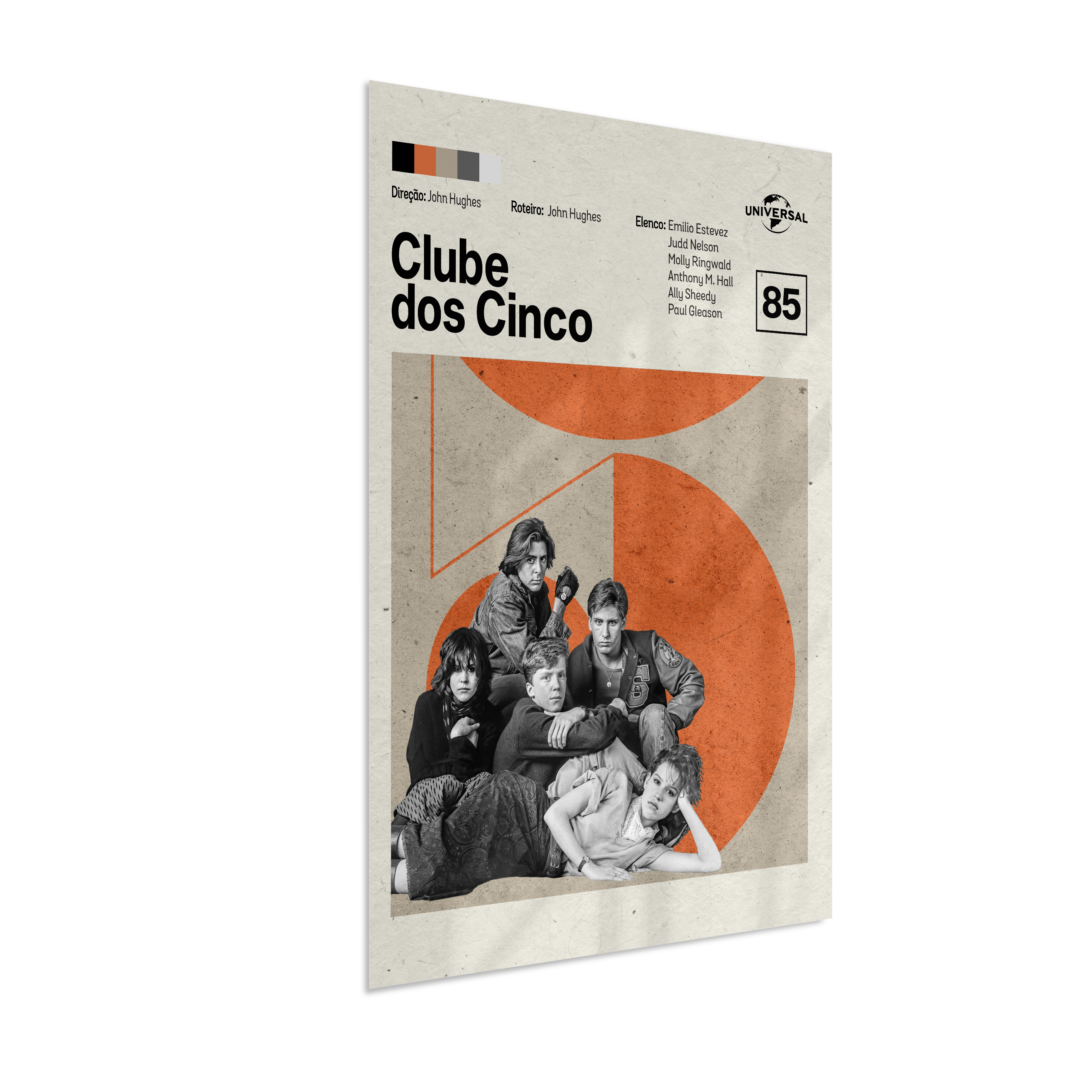 Quadro Clube dos Cinco Minimalista
