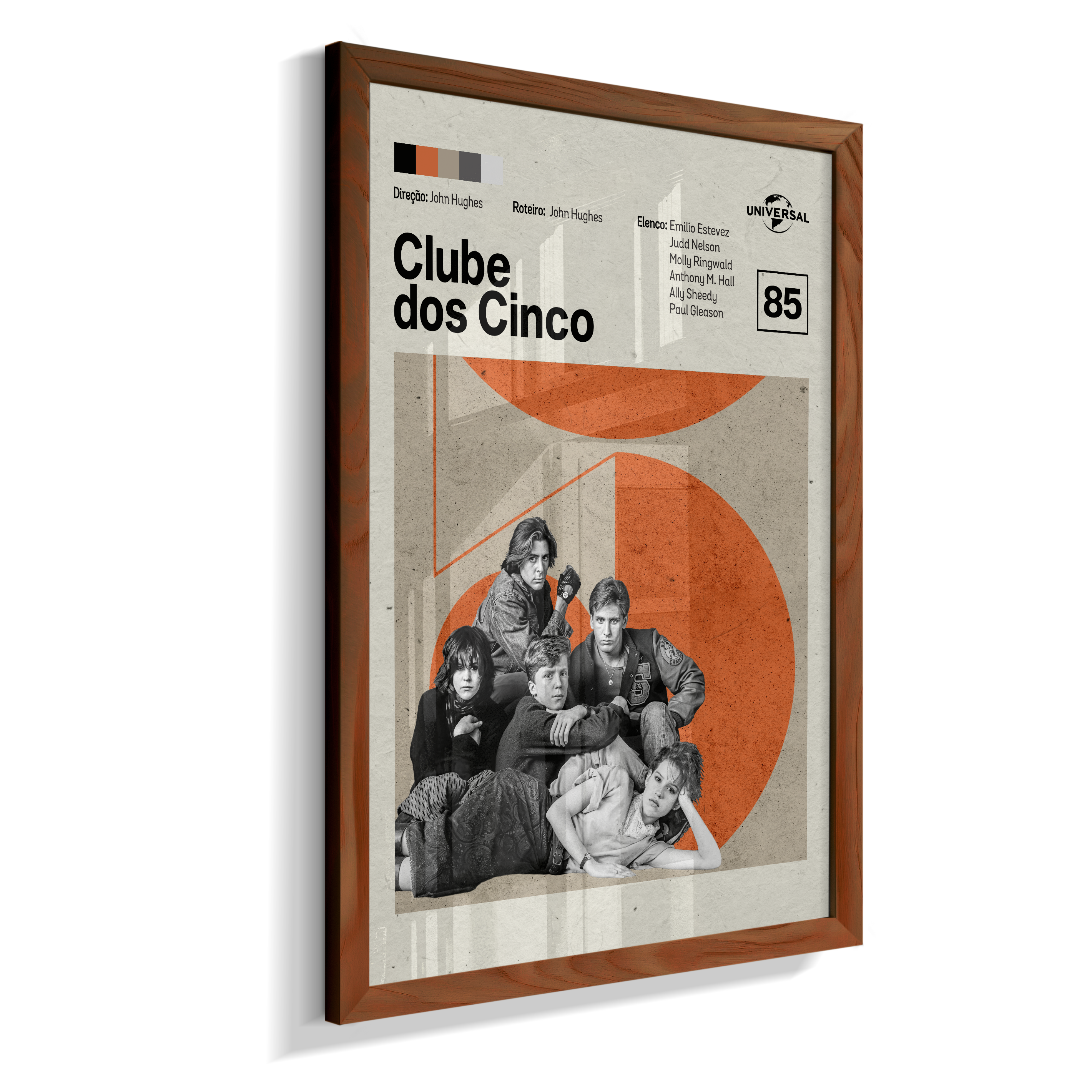 Quadro Clube dos Cinco Minimalista