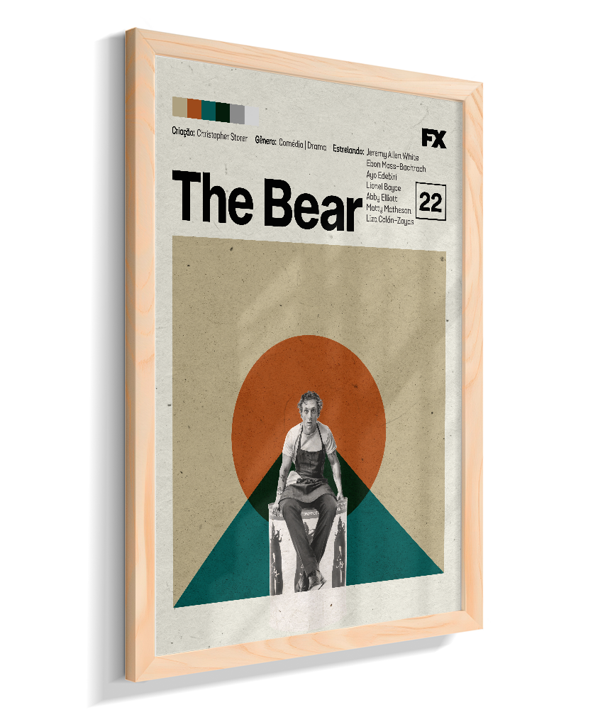 Quadro The Bear Minimalista