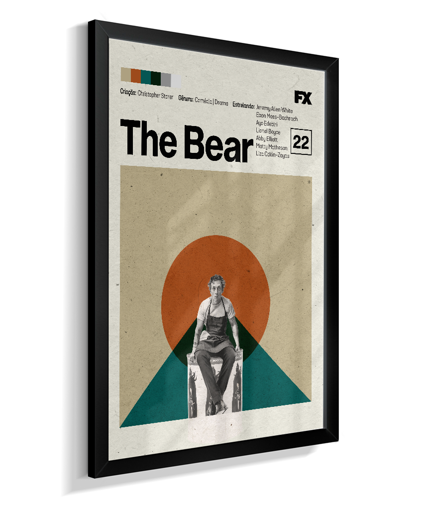 Quadro The Bear Minimalista