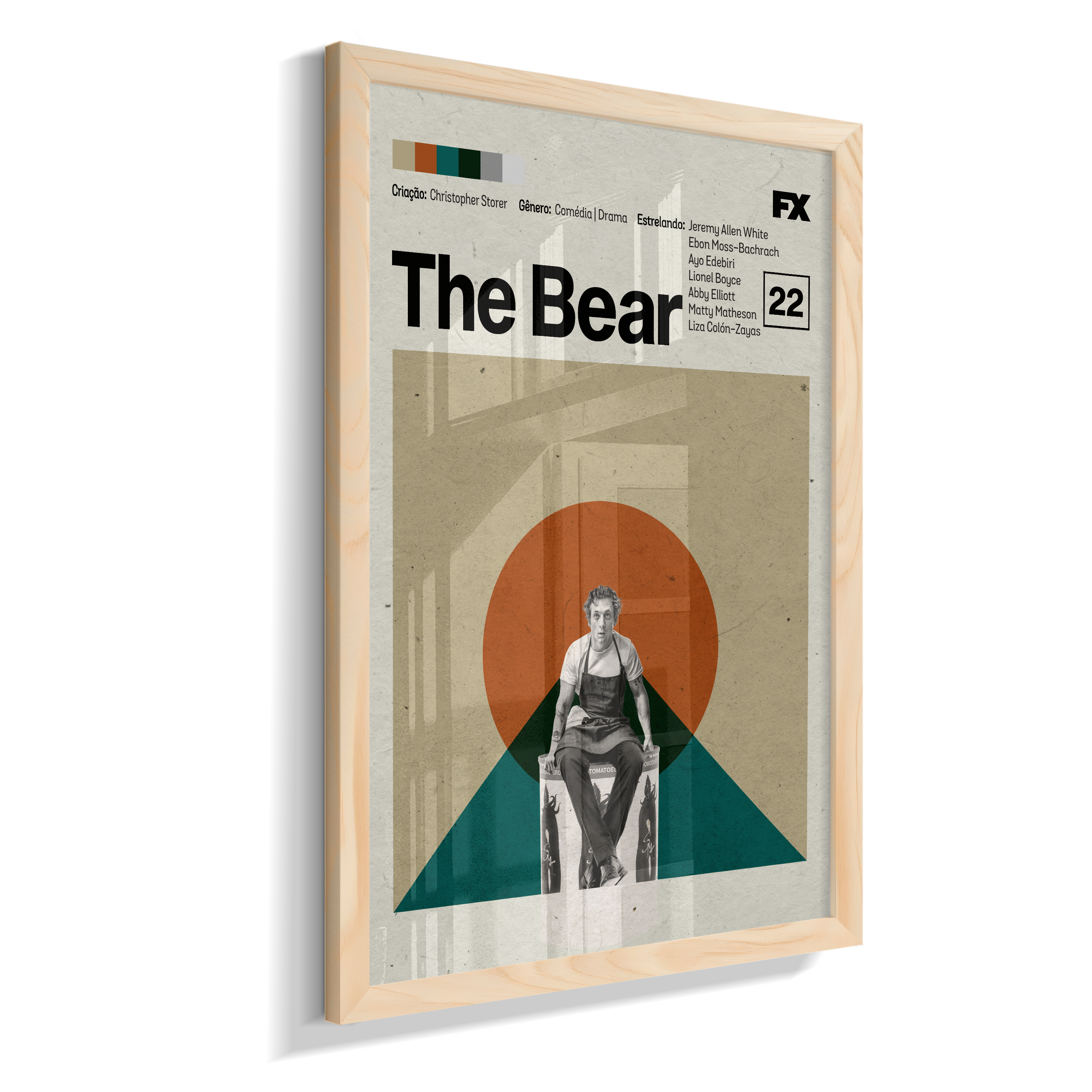 Quadro The Bear Minimalista