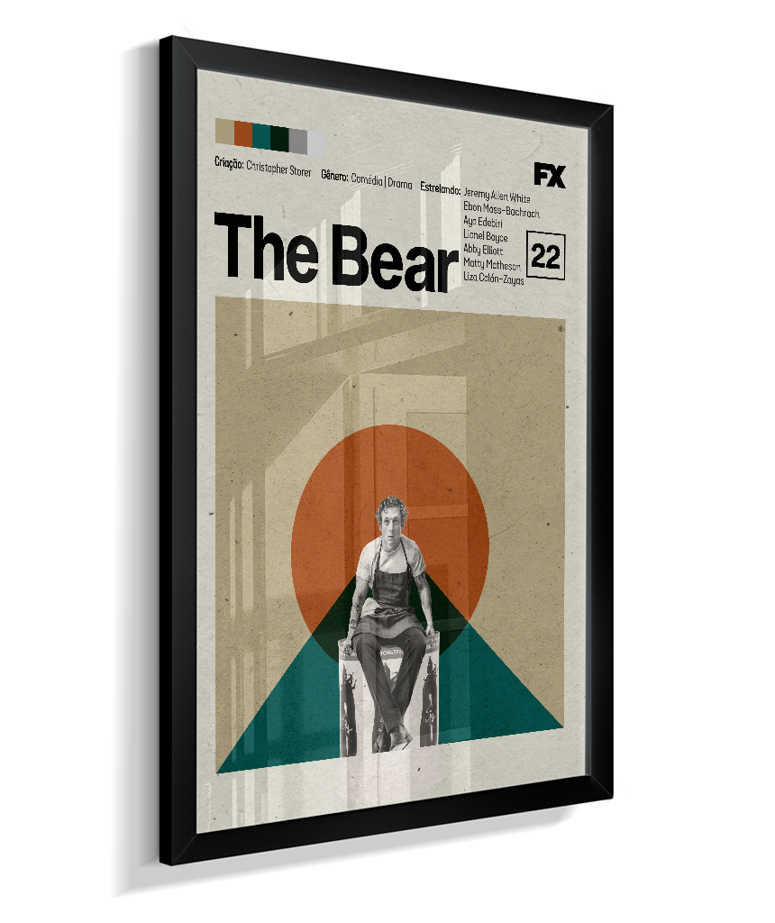 Quadro The Bear Minimalista