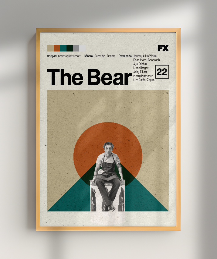 Quadro The Bear Minimalista