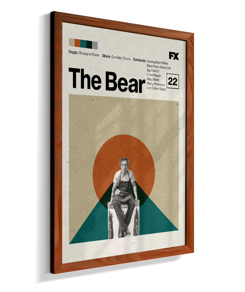 Quadro The Bear Minimalista
