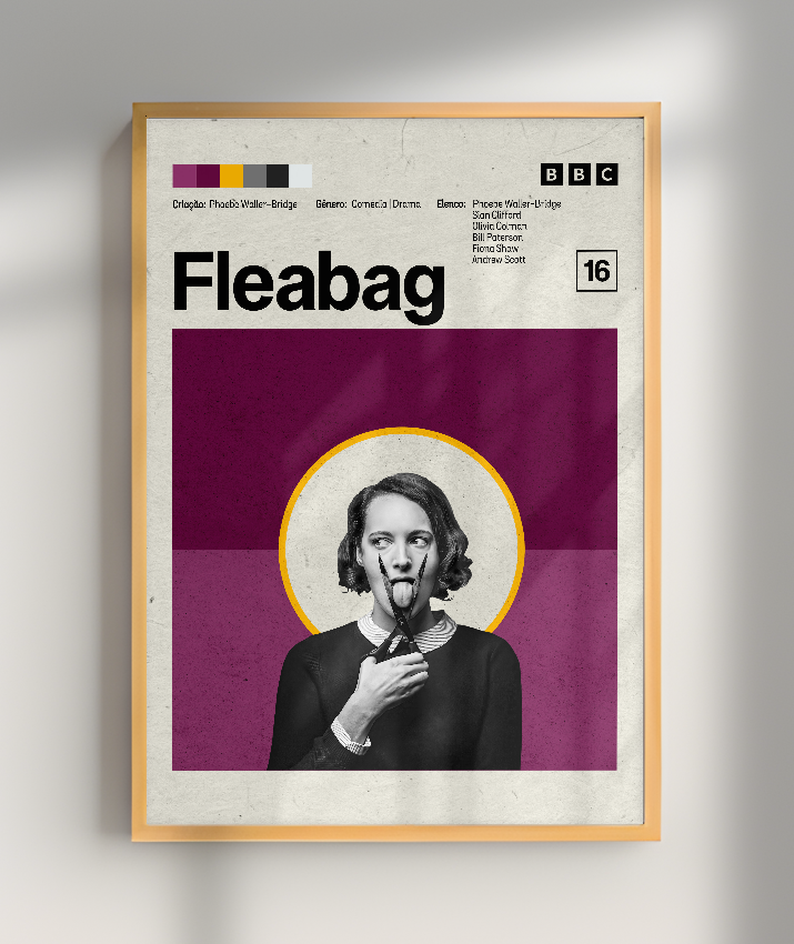 Quadro Fleabag Minimalista