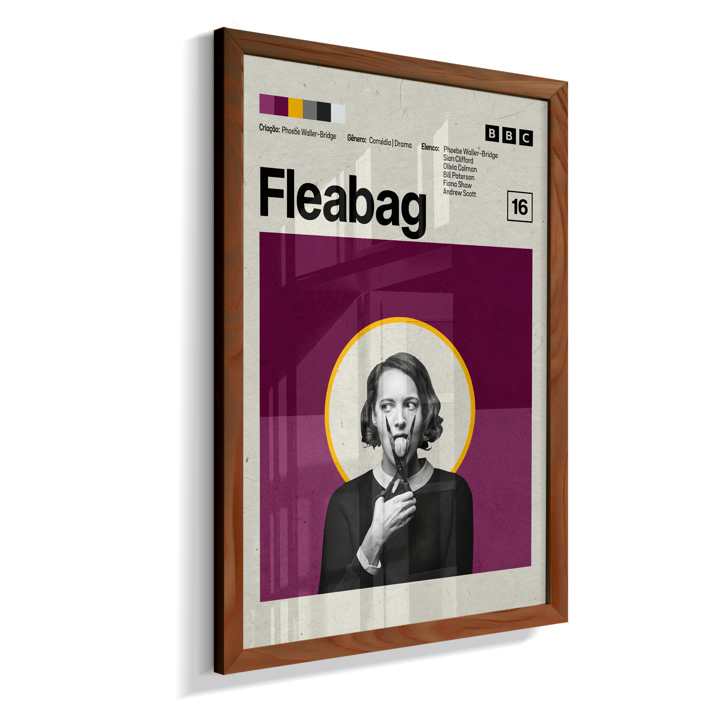 Quadro Fleabag Minimalista
