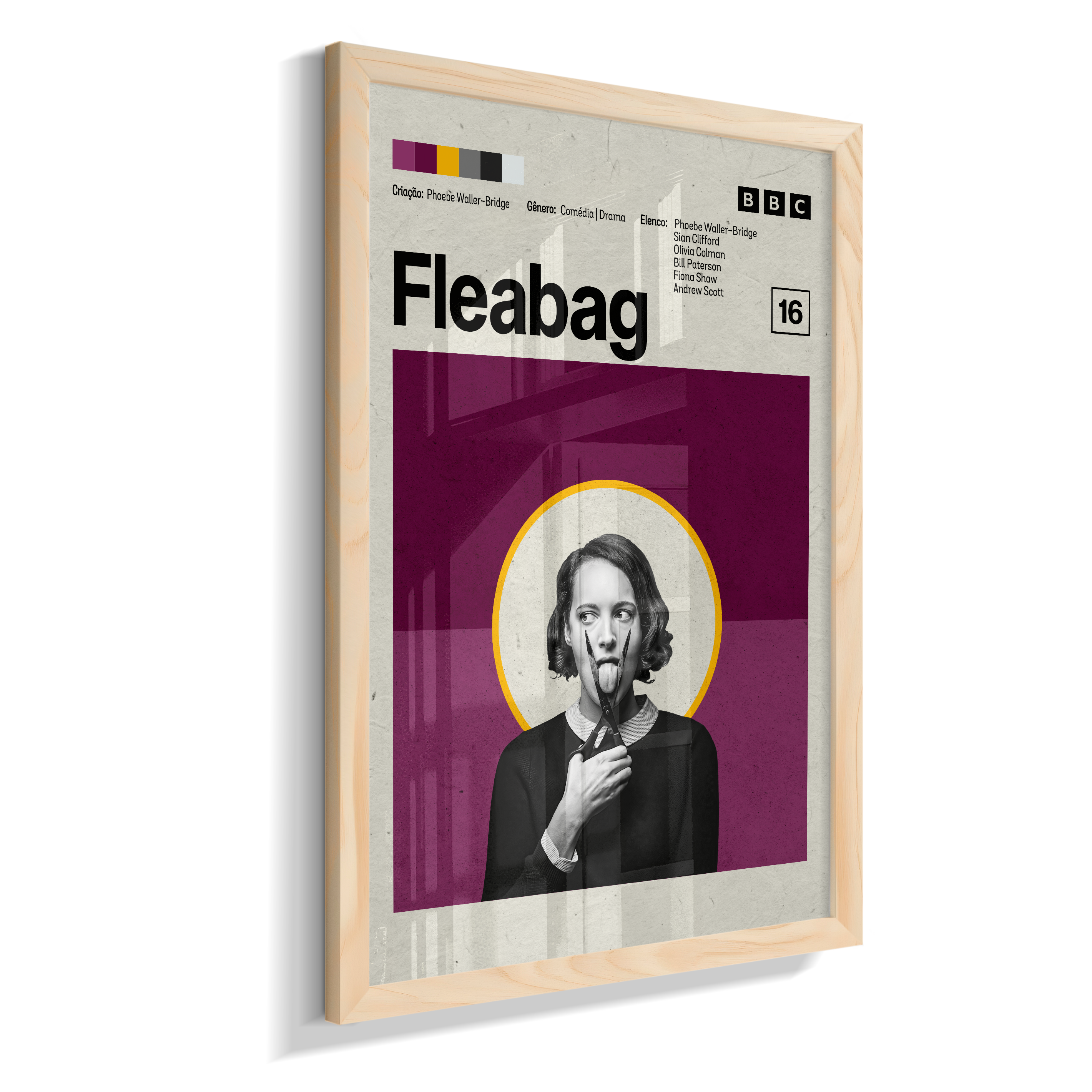 Quadro Fleabag Minimalista