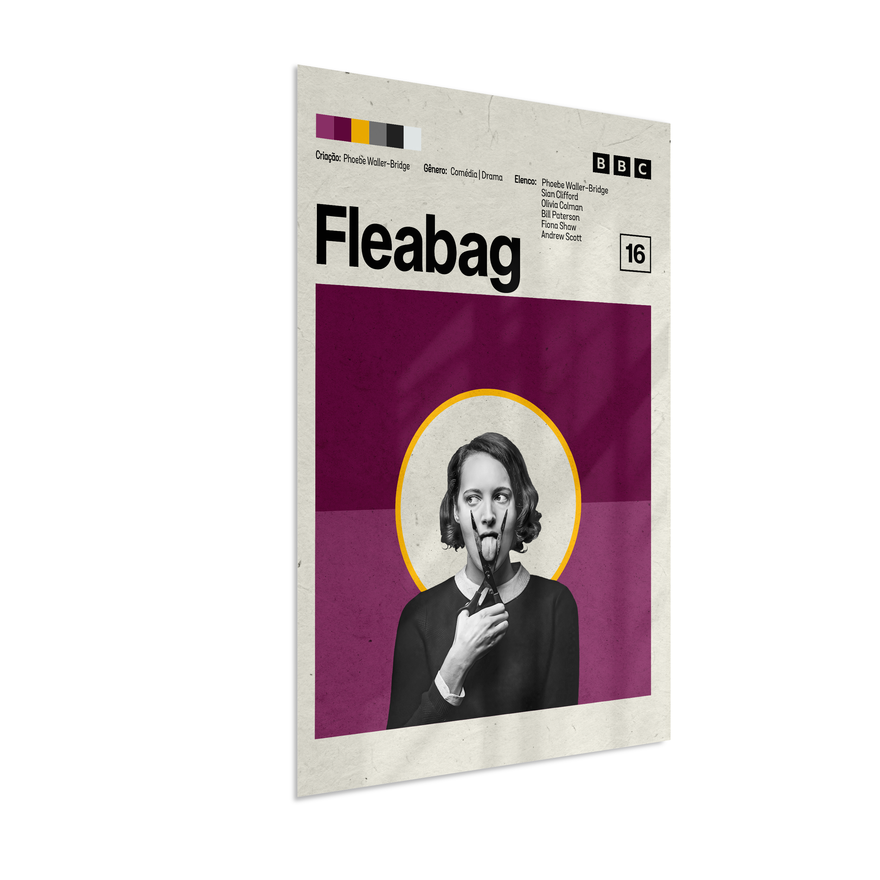 Quadro Fleabag Minimalista