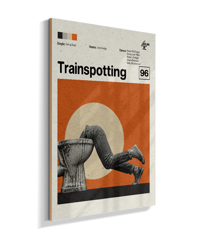Quadro Trainspotting Minimalista