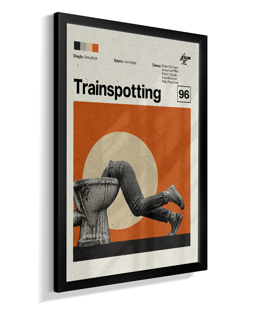 Quadro Trainspotting Minimalista
