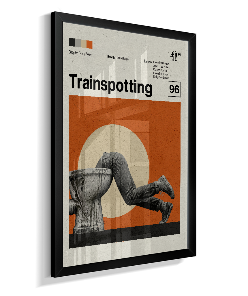 Quadro Trainspotting Minimalista