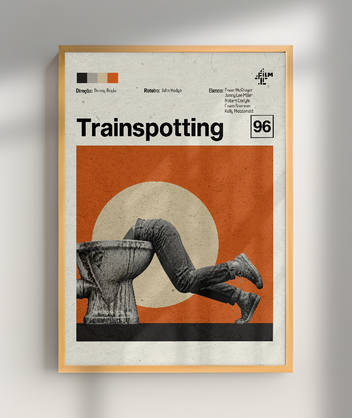 Quadro Trainspotting Minimalista