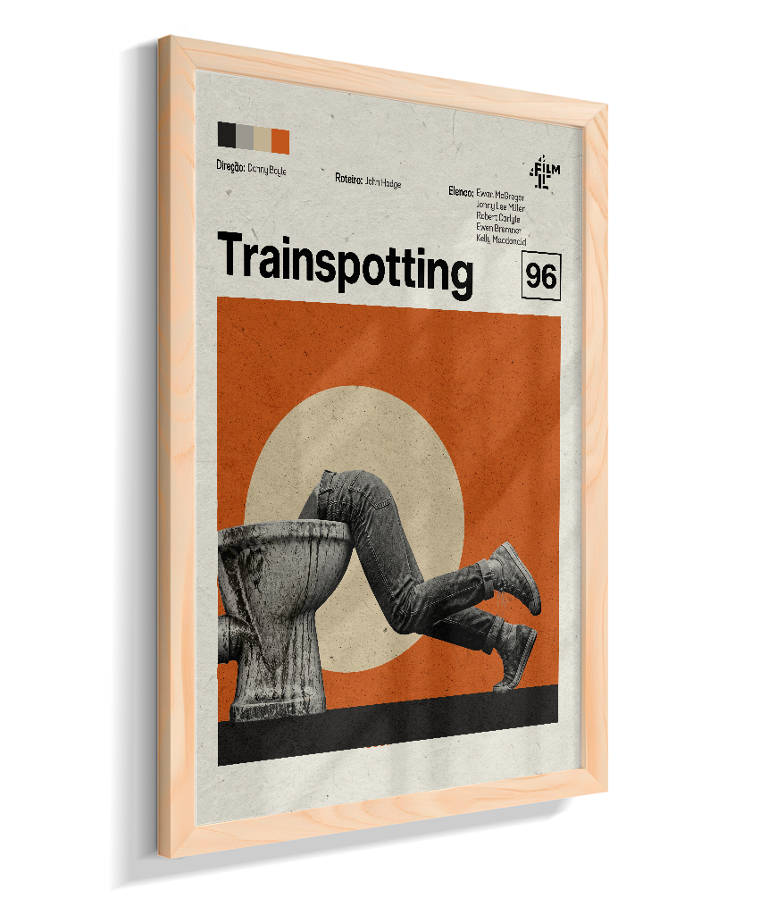 Quadro Trainspotting Minimalista