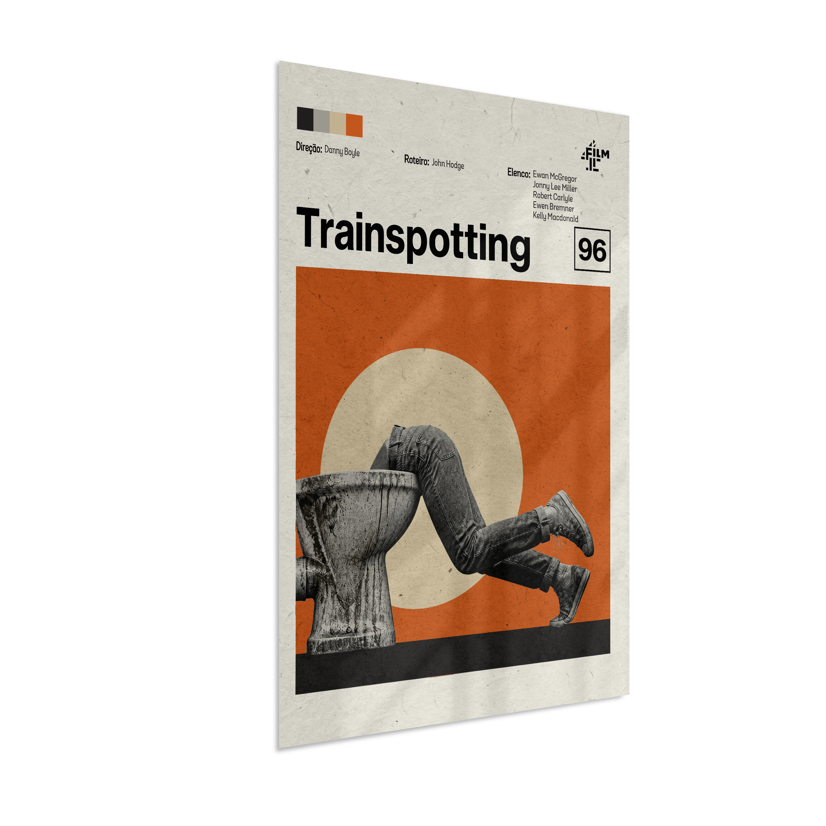 Quadro Trainspotting Minimalista
