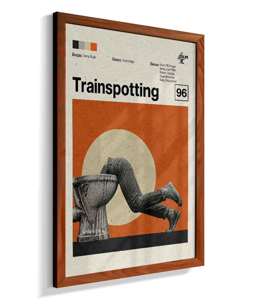 Quadro Trainspotting Minimalista