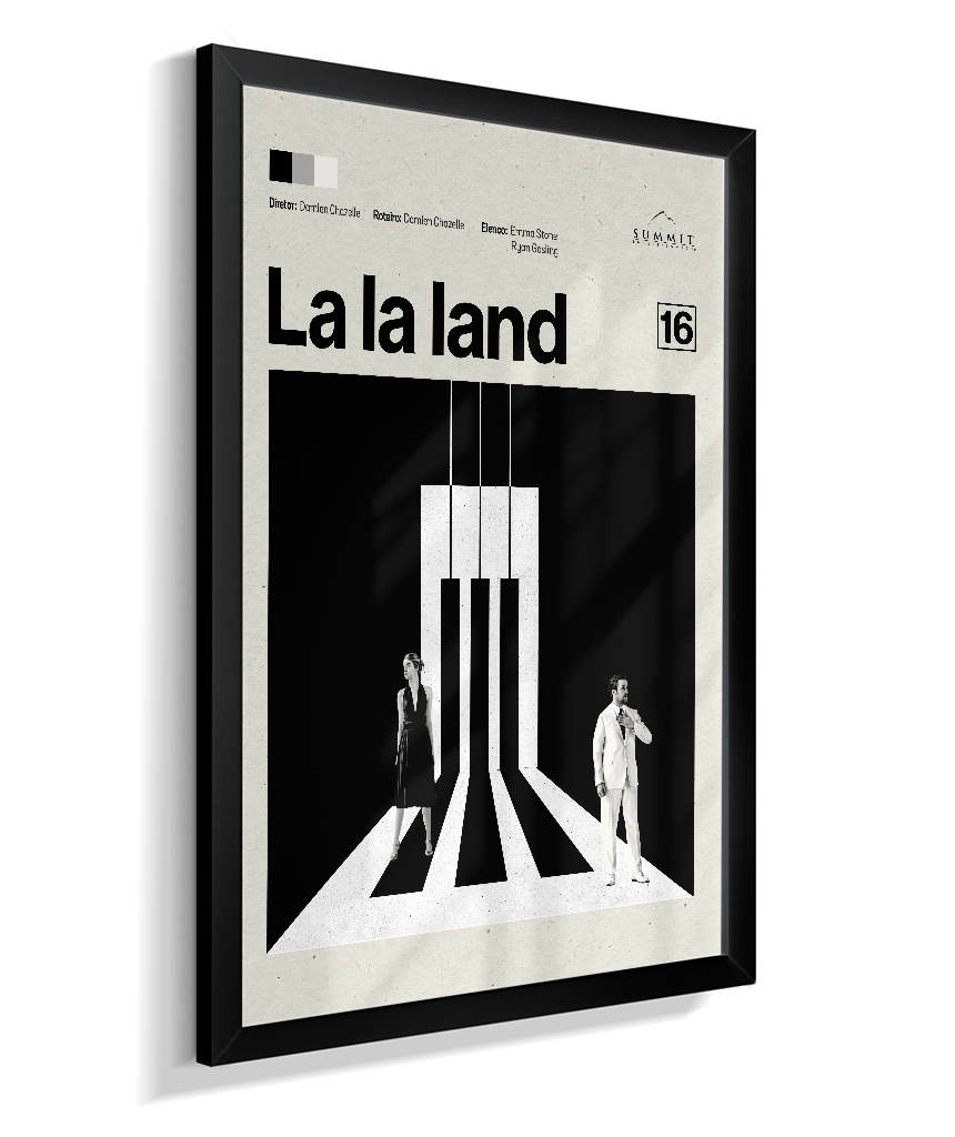 Quadro La La Land Minimalista