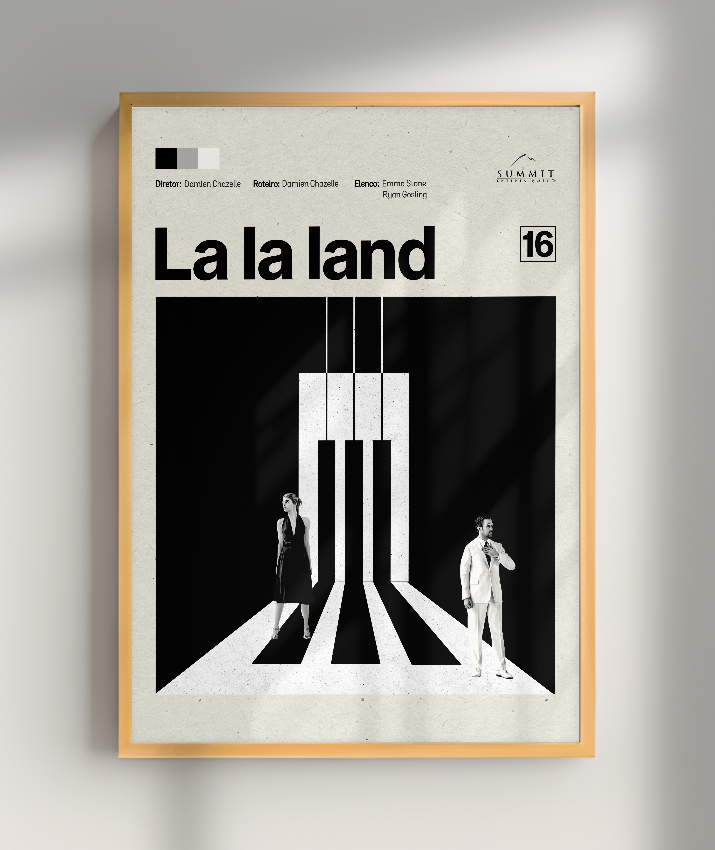 Quadro La La Land Minimalista