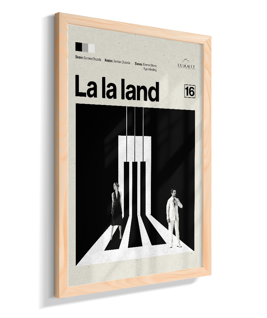 Quadro La La Land Minimalista