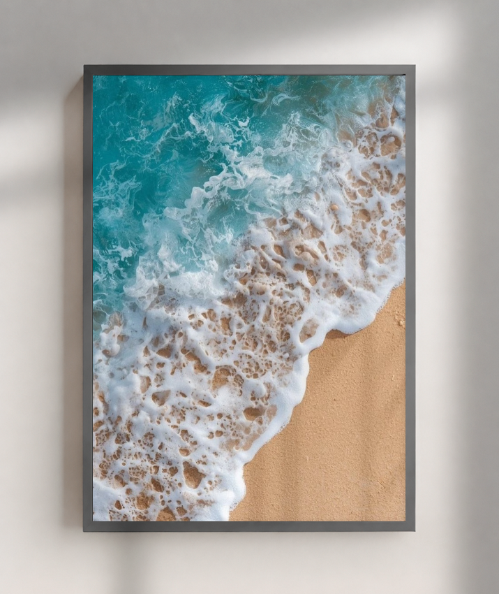 Quadro Decorativo Praia e Mar