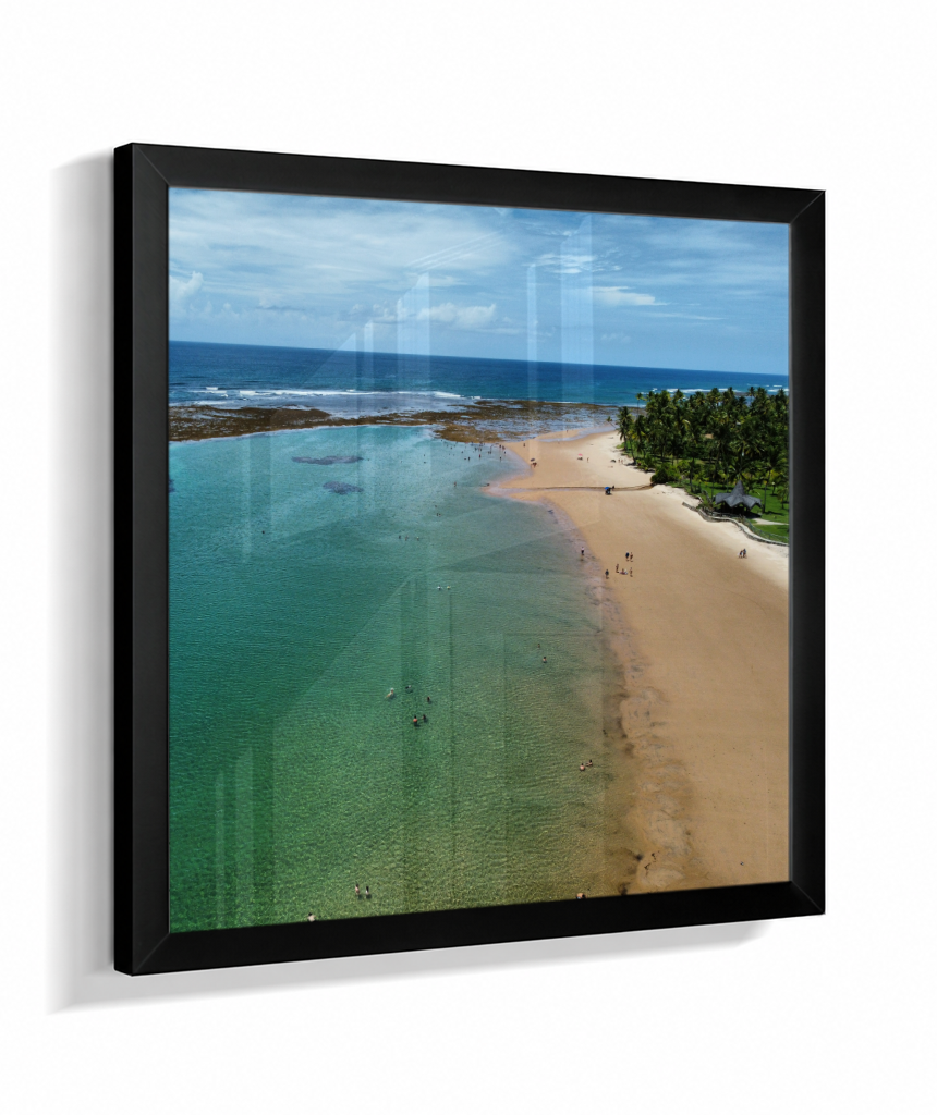 Quadro Praia Taipus de Fora  - Quadrado