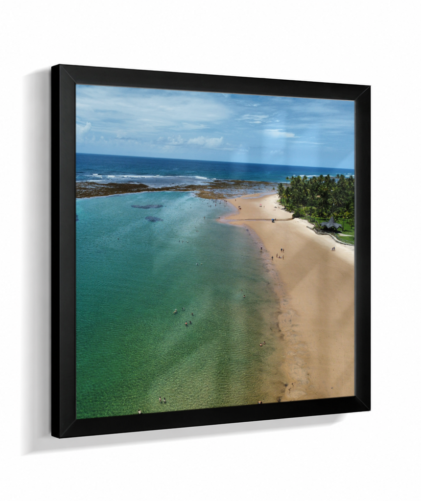 Quadro Praia Taipus de Fora  - Quadrado