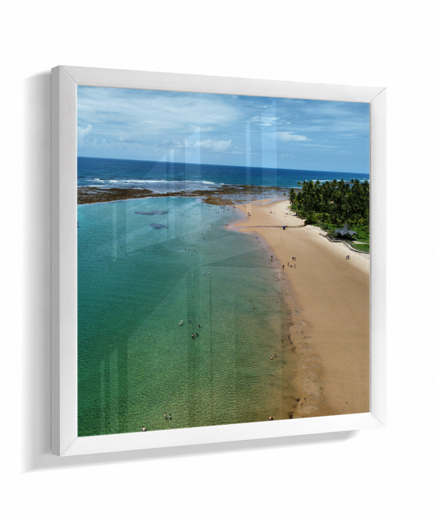 Quadro Praia Taipus de Fora  - Quadrado
