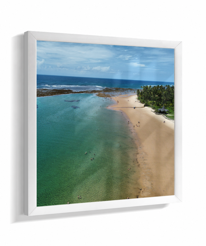 Quadro Praia Taipus de Fora  - Quadrado